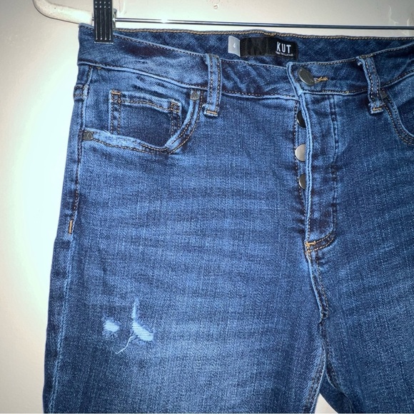 Kut from the‎ Kloth Juliet Slouchy Boyfriend Jean butterfly size 4 - Picture 12 of 13